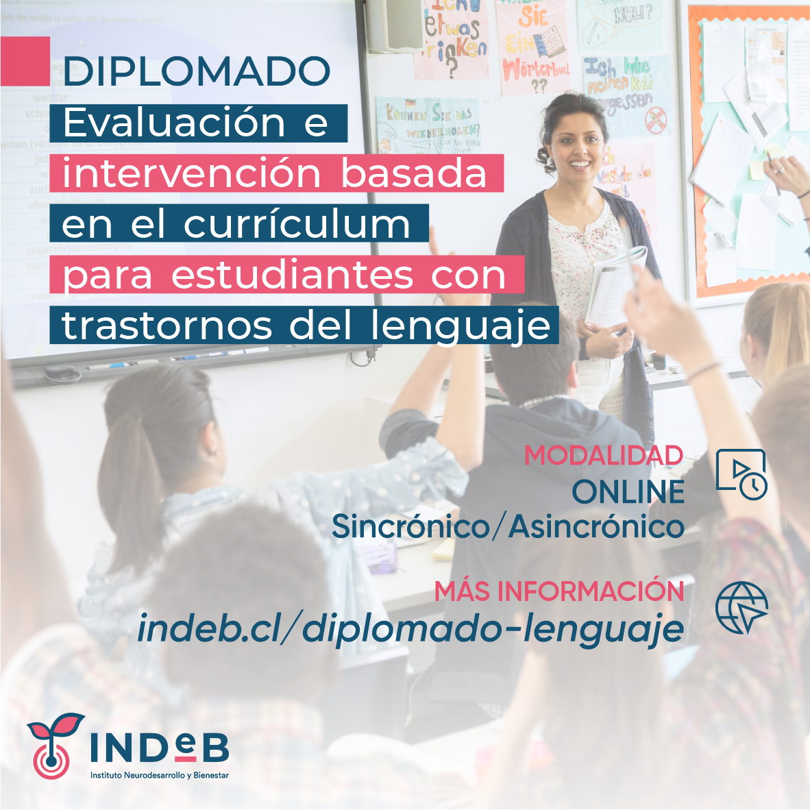 Diploma in evaluation and intervention in students with language disorders throughout basic and secondary education