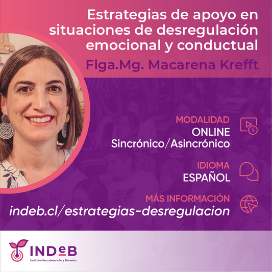 Curso de apoyo a desregulaciones emocionales y conductuales