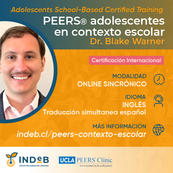 Certificación PEERS Adolescentes contexto Escolar