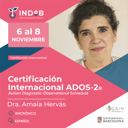 Certificación internacional en ADOS-2